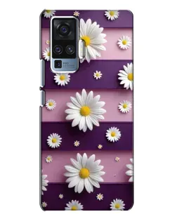 Чохол для Vivo X50 Pro з картинкою «Ромашки на фіолетовому» Чохол для Vivo X50 Pro з картинкою «Ромашки на фіолетовому»