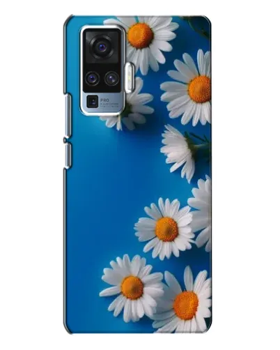 Чехол для Vivo X50 Pro с картинкой «Белоснежные маргаритки»