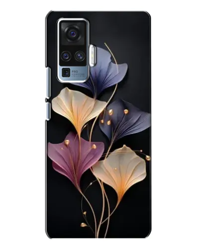 Чехол для Vivo X50 Pro с картинкой «Лиловые цветы грации»