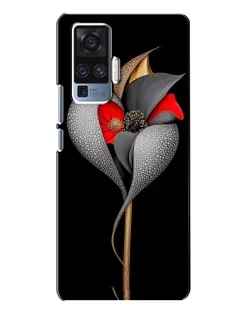 Чохол для Vivo X50 Pro з картинкою «Срібна фантазійна квітка» Чохол для Vivo X50 Pro з картинкою «Срібна фантазійна квітка»