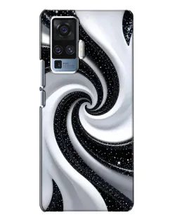 Чехол для Vivo X50 Pro с картинкой «Черно-белая спираль» Чехол для Vivo X50 Pro с картинкой «Черно-белая спираль»