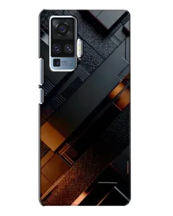 Чехол для Vivo X50 Pro с картинкой «Черные геометрические блоки» Чехол для Vivo X50 Pro с картинкой «Черные геометрические блоки»