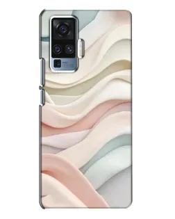 Чехол для Vivo X50 Pro с картинкой «Пастельные нежные волны» Чехол для Vivo X50 Pro с картинкой «Пастельные нежные волны»
