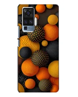 Чехол для Vivo X50 Pro с картинкой «Объемные оранжевые сферы» Чехол для Vivo X50 Pro с картинкой «Объемные оранжевые сферы»
