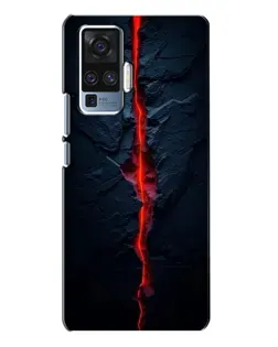 Чехол для Vivo X50 Pro с картинкой «Kрасная лавовая трещина» Чехол для Vivo X50 Pro с картинкой «Kрасная лавовая трещина»