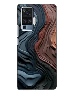 Чехол для Vivo X50 Pro с картинкой «Цветные волны каньона» Чехол для Vivo X50 Pro с картинкой «Цветные волны каньона»