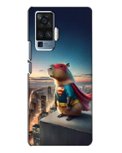 Чехол для Vivo X50 Pro с картинкой «Капи-мен супергерой»