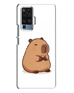 Чехол для Vivo X50 Pro с картинкой «Толстенькая капибара»