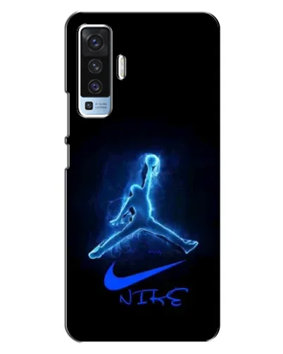 Чехол для Vivo X50 с картинкой «Jordan Neon Blue» Чехол для Vivo X50 с картинкой «Jordan Neon Blue»