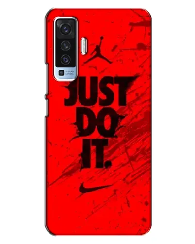 Чехол для Vivo X50 с картинкой «Nike Just Do It» Чехол для Vivo X50 с картинкой «Nike Just Do It»