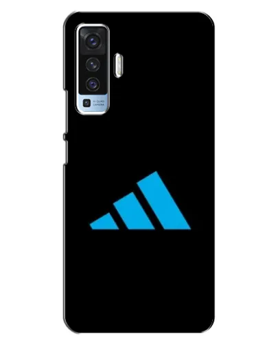 Чехол для Vivo X50 с картинкой «Adidas Cyan Logo»