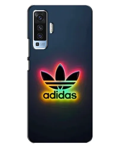 Чехол для Vivo X50 с картинкой «Неоновый Adidas»