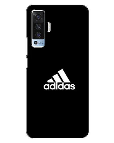 Чехол для Vivo X50 с картинкой «Черная классика Adidas»