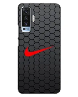 Чехол для Vivo X50 с картинкой «Nike — карбоновая сетка» Чехол для Vivo X50 с картинкой «Nike — карбоновая сетка»
