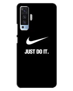 Чехол для Vivo X50 с картинкой «Классический принт Nike» Чехол для Vivo X50 с картинкой «Классический принт Nike»