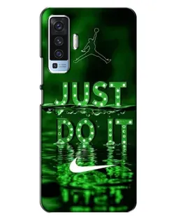 Чехол для Vivo X50 с картинкой «Зеленый неоновый Nike» Чехол для Vivo X50 с картинкой «Зеленый неоновый Nike»