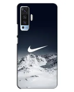 Чехол для Vivo X50 с картинкой «Nike — зимние горы» Чехол для Vivo X50 с картинкой «Nike — зимние горы»