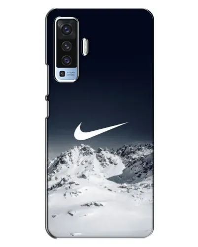 Чехол для Vivo X50 с картинкой «Nike — зимние горы» Чехол для Vivo X50 с картинкой «Nike — зимние горы»