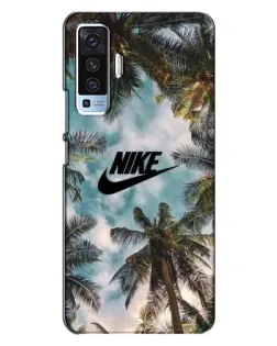 Чехол для Vivo X50 с картинкой «Тропический принт Nike» Чехол для Vivo X50 с картинкой «Тропический принт Nike»