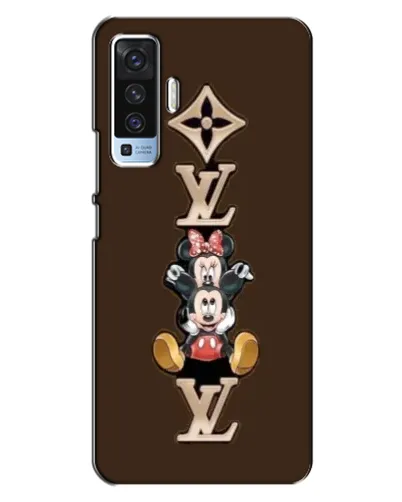 Чехол для Vivo X50 с картинкой «LV и Микки Маус»