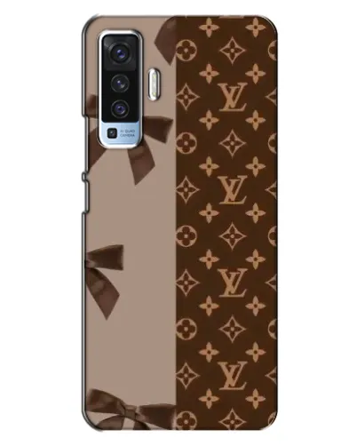Чехол для Vivo X50 с картинкой «Louis Vuitton — банты»
