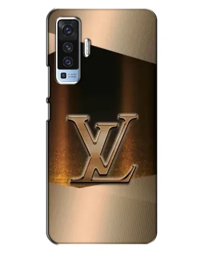 Чехол для Vivo X50 с картинкой «LV — золотое сияние»