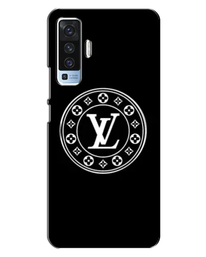 Чехол для Vivo X50 с картинкой «LV — печать стиля»