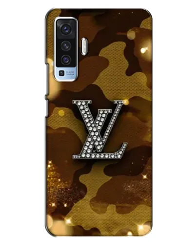 Чехол для Vivo X50 с картинкой «Камуфляжный Louis Vuitton»