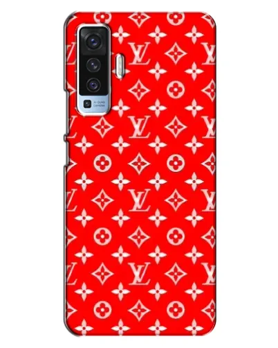 Чехол для Vivo X50 с картинкой «Яркий паттерн LV»