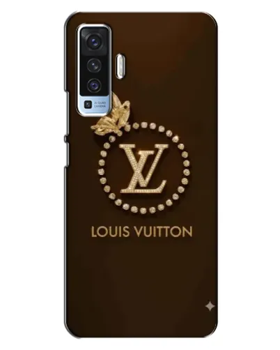 Чехол для Vivo X50 с картинкой «LV — золотая печать»