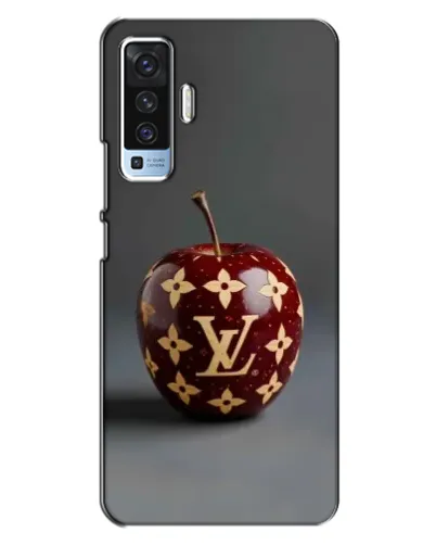 Чехол для Vivo X50 с картинкой «Красное яблоко LV»