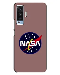 Чехол для Vivo X50 с картинкой «NASA — ретро космос»