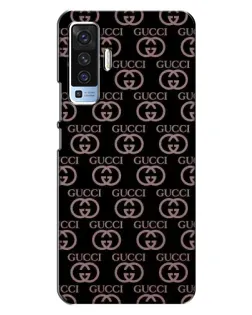 Чохол для Vivo X50 з картинкою «Класична монограма Gucci»