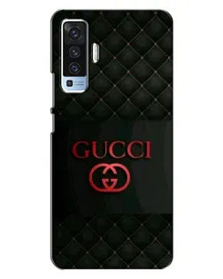 Чохол для Vivo X50 з картинкою «Gucci — стьобаний чорний»