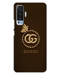 Чохол для Vivo X50 з картинкою «Gucci — золотий метелик»