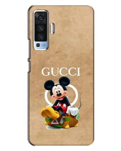 Чехол для Vivo X50 с картинкой «Микки Маус Gucci — крафт» Чехол для Vivo X50 с картинкой «Микки Маус Gucci — крафт»