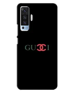 Чохол для Vivo X50 з картинкою «Gucci — червоний градієнт»