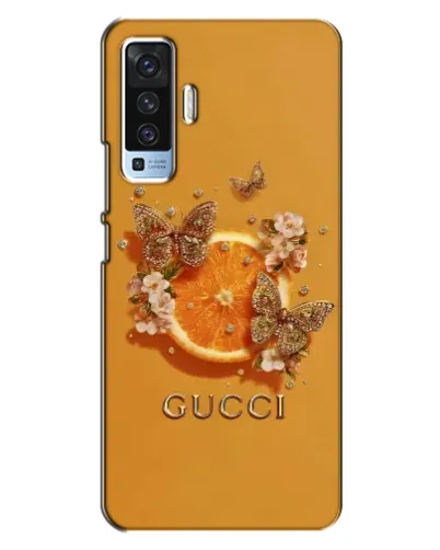 Чехол для Vivo X50 с картинкой «Gucci — золотые бабочки» Чехол для Vivo X50 с картинкой «Gucci — золотые бабочки»