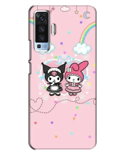 Чехол для Vivo X50 с картинкой «My Melody и Kuromi»