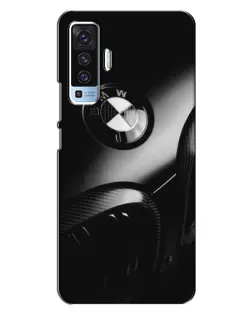 Чехол для Vivo X50 с картинкой «Эмблема BMW — макро»