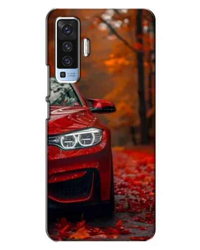 Чехол для Vivo X50 с картинкой «Осенняя BMW M4»