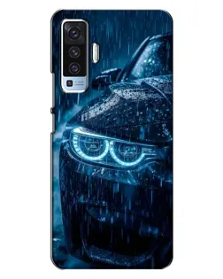 Чехол для Vivo X50 с картинкой «BMW под дождем»