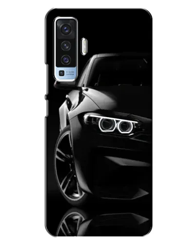 Чехол для Vivo X50 с картинкой «Черная BMW — профиль» Чехол для Vivo X50 с картинкой «Черная BMW — профиль»