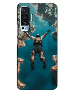 Чехол для Vivo X50 с картинкой «PUBG — свободное падение»