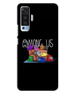 Чехол для Vivo X50 с картинкой «Логотип Among Us» Чехол для Vivo X50 с картинкой «Логотип Among Us»