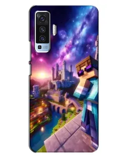Чехол для Vivo X50 с картинкой «Стив и космос» Чехол для Vivo X50 с картинкой «Стив и космос»
