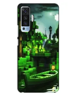 Чехол для Vivo X50 с картинкой «Minecraft лесной пейзаж» Чехол для Vivo X50 с картинкой «Minecraft лесной пейзаж»