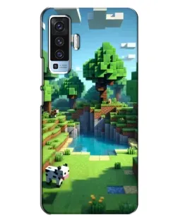 Чехол для Vivo X50 с картинкой «Minecraft летний день»