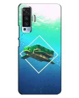 Чехол для Vivo X50 с картинкой «Черепаха Minecraft» Чехол для Vivo X50 с картинкой «Черепаха Minecraft»