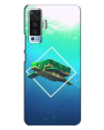 Чехол для Vivo X50 с картинкой «Черепаха Minecraft» Чехол для Vivo X50 с картинкой «Черепаха Minecraft»